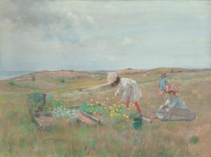 Cueillette de fleurs, Shinnecock, Long Island